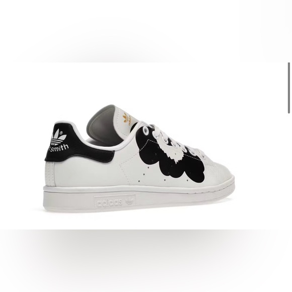 Adidas Stan Smith Marimekko White and Black Graphic Sneakers - Picture 2 of 7